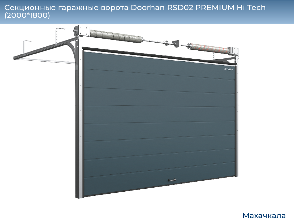 Секционные гаражные ворота Doorhan RSD02 PREMIUM Hi Tech (2000*1800), mahachkala.doorhan.ru